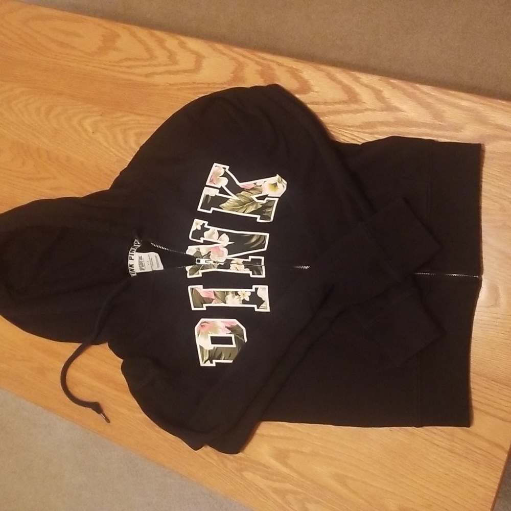 VS Pink S zip up hoodie